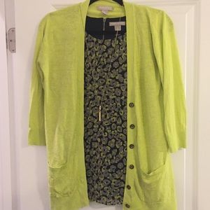 Banana Republic blouse and cardigan set